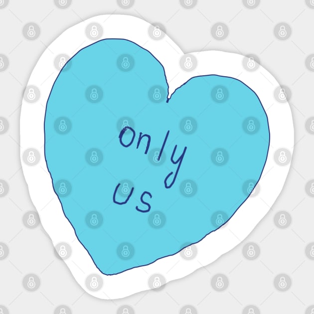 only us Sticker by cahacc